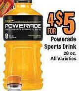 Big Y Powerade sports drink offer