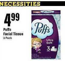 Big Y Puffs facial tissue offer