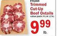 Food Bazaar Frozen trimmed cut-up beef oxtails offer