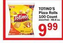 Food Bazaar Titino's pizza rolls 100 count offer