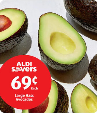 Aldi Large Hass Avocados offer