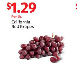 Aldi California Red Grapes offer