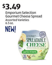 Aldi Emporium Selection Gourmet Cheese Spread offer