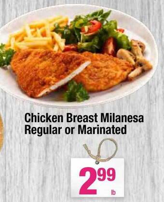 Super King Markets Chicken breast milanesa regular or marinated offer