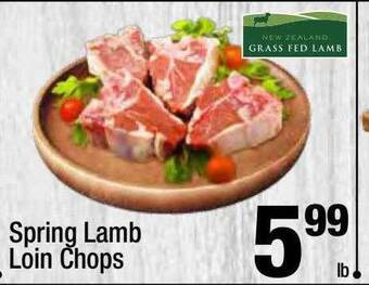 Super King Markets Spring lamb loin chops offer