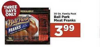 IGA Ball park meat franks offer