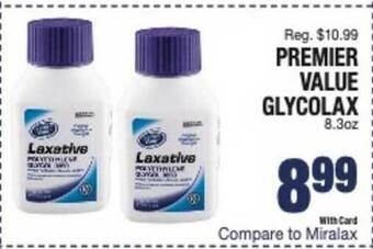 Kinney Drugs Premier Value Glycolax offer