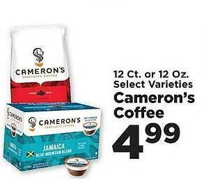 IGA Cameron's coffee offer