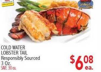 Ingles Markets Cold water lobster tail offer