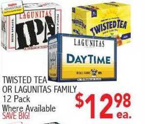 Ingles Markets Twisted tea or lagunitas family offer
