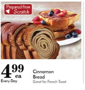 Pavilions Cinnamon bread offer