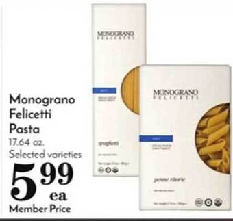 Pavilions Monograno felicetti pasta offer