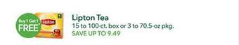 Publix Lipton tea offer