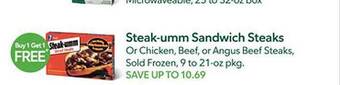 Publix Steak-umm sandwich steaks offer