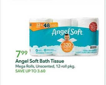 Publix Angel soft bath tissue offer