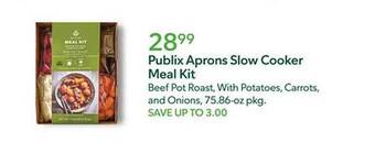 Publix Publix aprons slow cooker meal kit offer