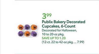 Publix Publix bakery decorated cupcakes, 6-count offer