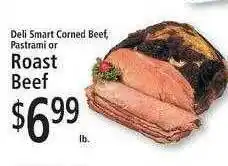 FoodFair Deli Smart Corned Beef, Pastrami Or Roast Beef offer