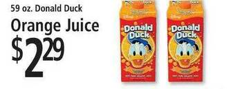FoodFair 59 Oz. Donald Duck Orange Juice offer