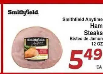 Sellers Bros Smithfield anytime ham steaks offer