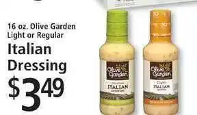 FoodFair 16 Oz. Olive Garden Light Or Regular Italian Dressing offer
