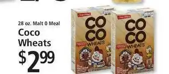 FoodFair 28 Oz. Malt 0 Meal Coco Wheats offer
