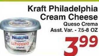 Sellers Bros Kraft philadelphia cream cheese offer