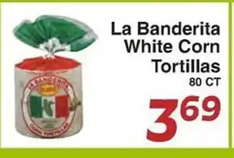 Sellers Bros La banderita white corn tortillas offer