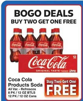 Coca cola products soda