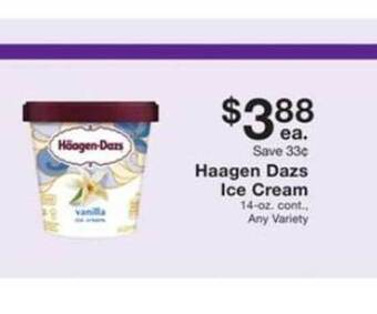 Fairway Store Market Häagen dazs ice cream offer