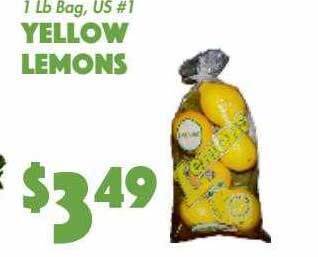 The Food Emporium Yellow lemons offer