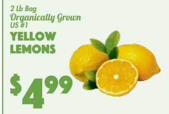 The Food Emporium Yellow lemons offer