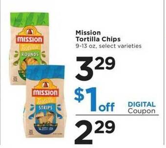Cub Foods Mission tortilla chips offer