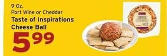 Hannaford Taste of inspirations cheese ball offer