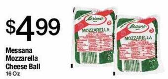 Jons International Messana mozzarella cheese ball offer