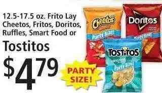 FoodFair Frito lay cheetos, fritos, doritos, ruffles, smart food or tostitos offer