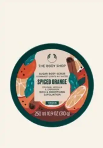 The Body Shop Spiced orange body scrub offer