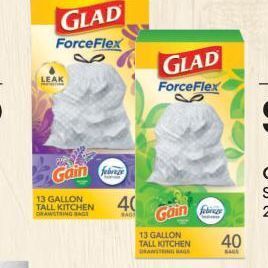 Kroger Glad trash bags offer