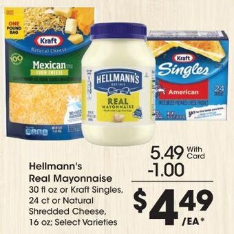 Kroger Hellmann's real mayonnaise offer
