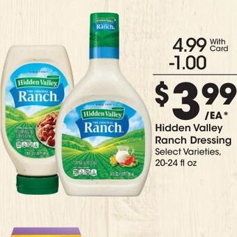 Kroger Hidden valley ranch dressing offer