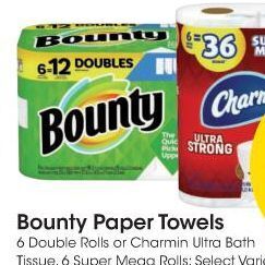 Kroger Bounty paper towels offer