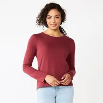 Kohl's Juniors' so® essential crewneck long sleeve top offer