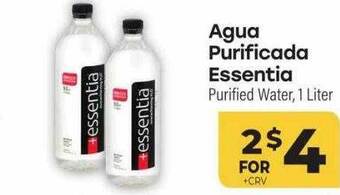 Cardenas Agua purificada essentia offer