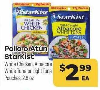 Pollo o atún starkist