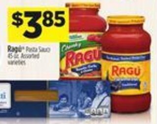 Dollar General Ragu Pasta Sauce offer