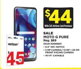 Dollar General Moto g pure offer