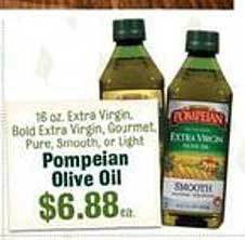 Robert Fresh Market Pompeian olive oil offer