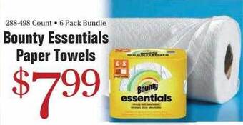 Morton Williams Bounty essentials paper towels offer