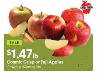 Cosmic crisp or fuji apples