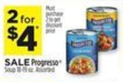 Dollar General Progresso Soup offer